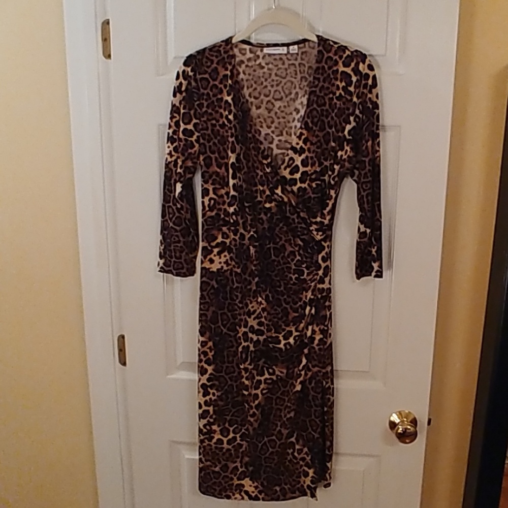 Leopard Wrap Dress